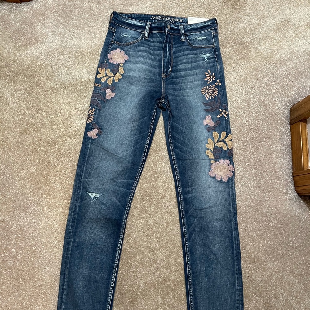 American Eagle High-rise Super Stretch size 10Long